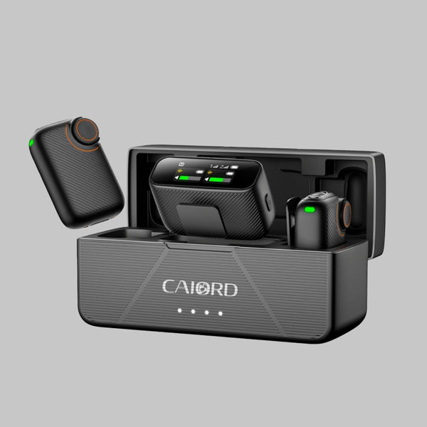 Caiord S65 Wireless Lavalier Microphone with Charging Case